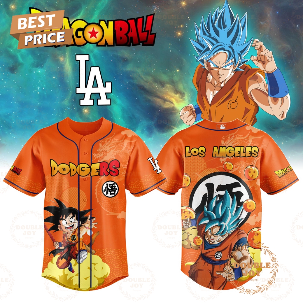 2025 Goku x Los Angeles Dodgers Dragonball Limited Edition Baseball Jersey 2025 Goku x Los Angeles Dodgers Dragonball Limited Edition Baseball Jersey
