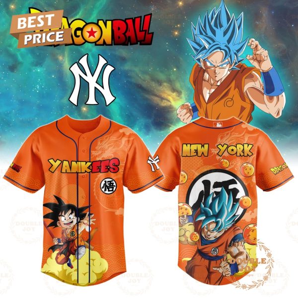 2025 Goku x New York Yankees Dragonball Limited Edition Baseball Jersey