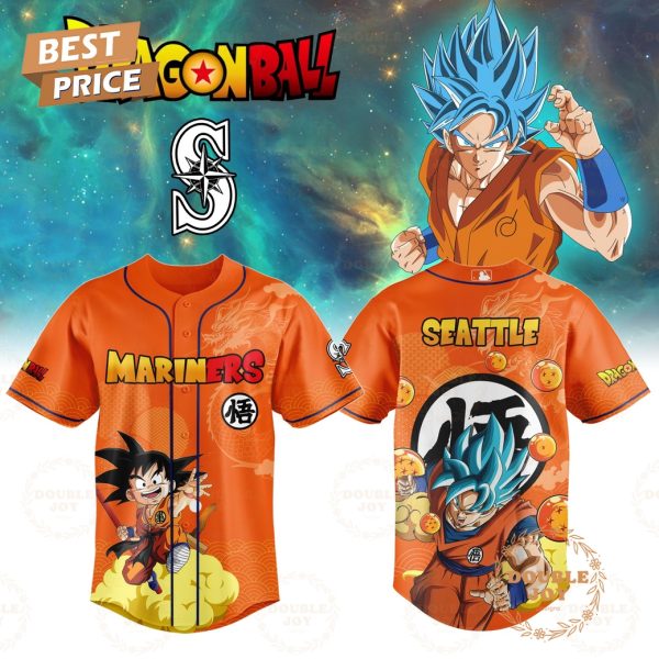 2025 Goku x Seattle Mariners Dragonball Limited Edition Baseball Jersey