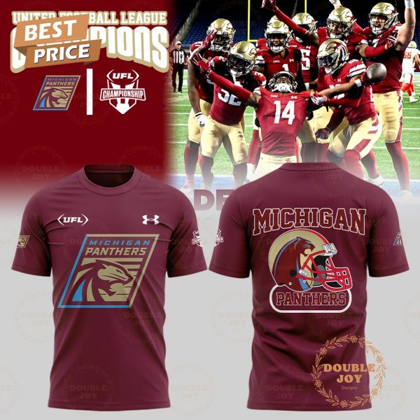 2025 Michigan Panthers United Football League Champions Limited Edition T-Shirt, Hoodie