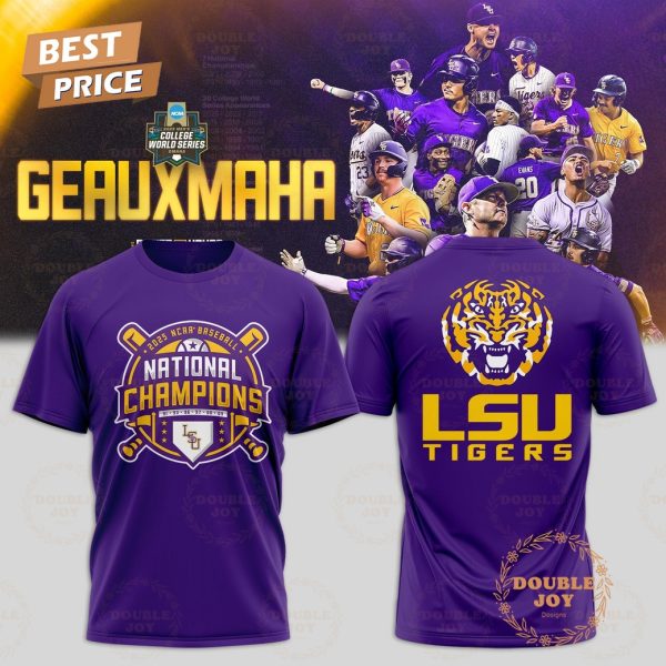 2025 NCAA Baseball National Champions LSU Tiger Limited Edition T-Shirt, Hoodie – Purple