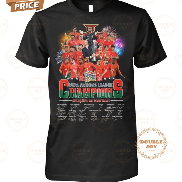 2025 UEFA Nations League Champions Selecoes De Portugal Limited Edition T-Shirt