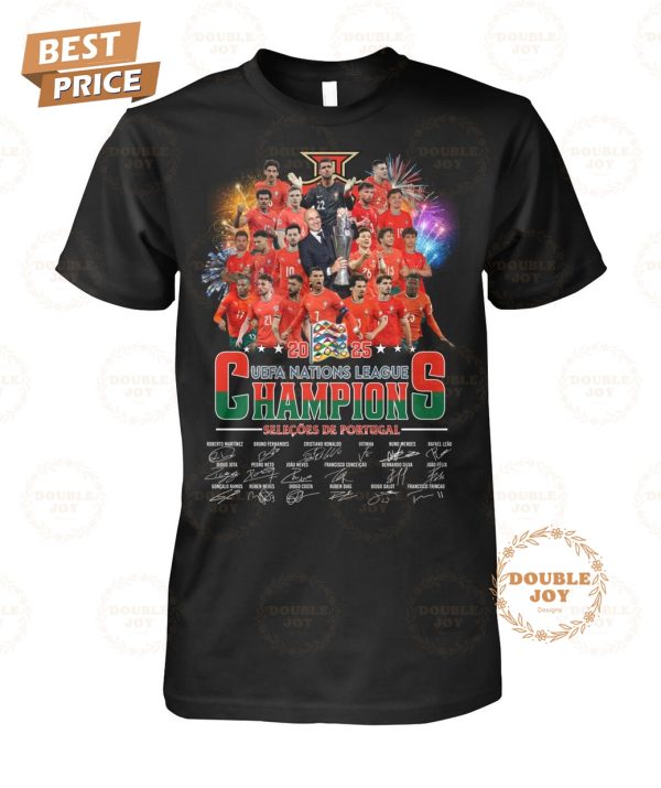 2025 UEFA Nations League Champions Selecoes De Portugal Limited Edition T-Shirt