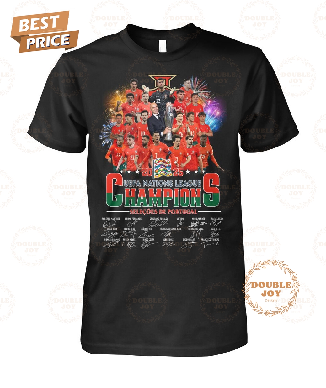 2025 UEFA Nations League Champions Selecoes De Portugal Limited Edition T-Shirt 2025 UEFA Nations League Champions Selecoes De Portugal Limited Edition T-Shirt