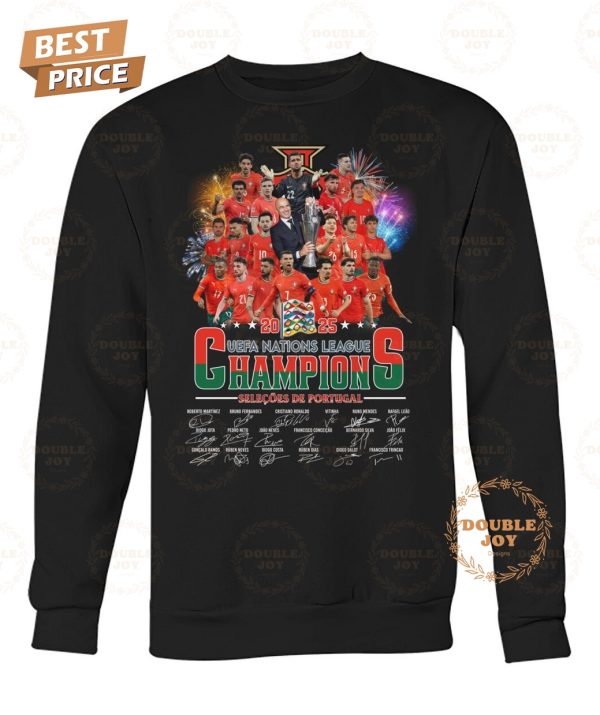 2025 UEFA Nations League Champions Selecoes De Portugal Limited Edition T-Shirt