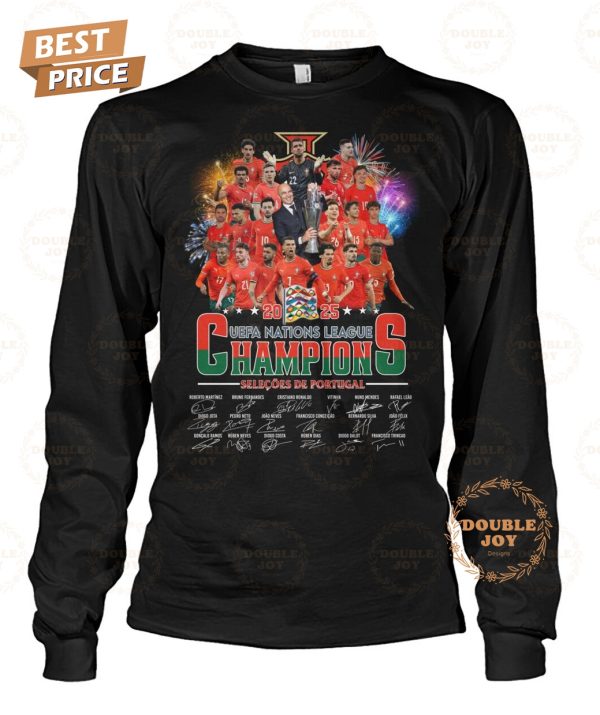 2025 UEFA Nations League Champions Selecoes De Portugal Limited Edition T-Shirt