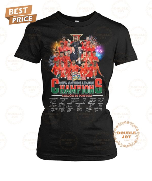 2025 UEFA Nations League Champions Selecoes De Portugal Limited Edition T-Shirt