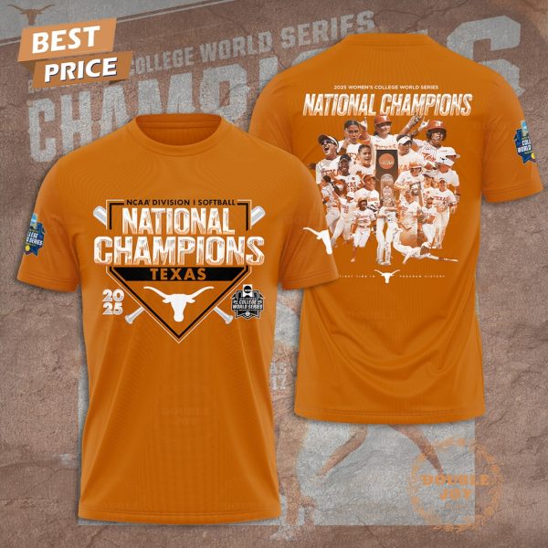 2025 Women’s College World Series National Champions Texas Longhorns Limited Edition T-Shirt, Hoodie