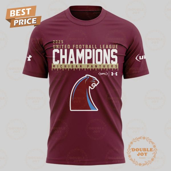 Michigan Panthers 2025 United Football League Champions Limited Edition T-Shirt, Hoodie