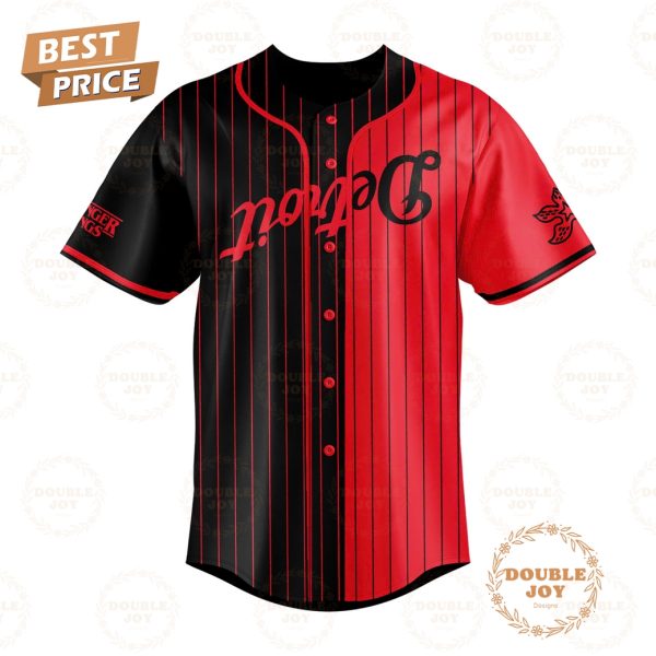 Detroit Tigers Stranger Things Night 2025 Special Edition Baseball Jersey