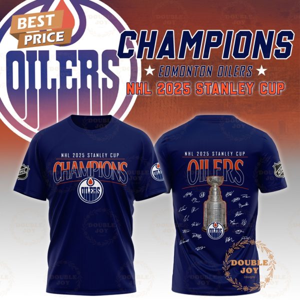 Champions Edmonton Oilers NHL 2025 Stanley Cup Limited Edition Hoodie