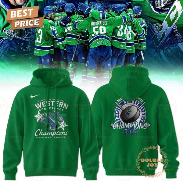 Abbotsford Canucks Western Conference Champions 2025 Limited Edition Hoodie