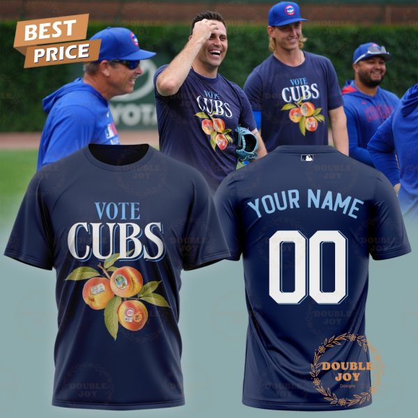 Vote Chicago Cubs 2025 Custom Name Limited Edition T-Shirt, Hoodie
