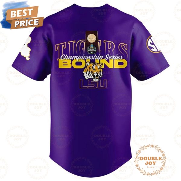 LSU Tigers 2025 Championship Series Bound Special Edition Baseball Jersey
