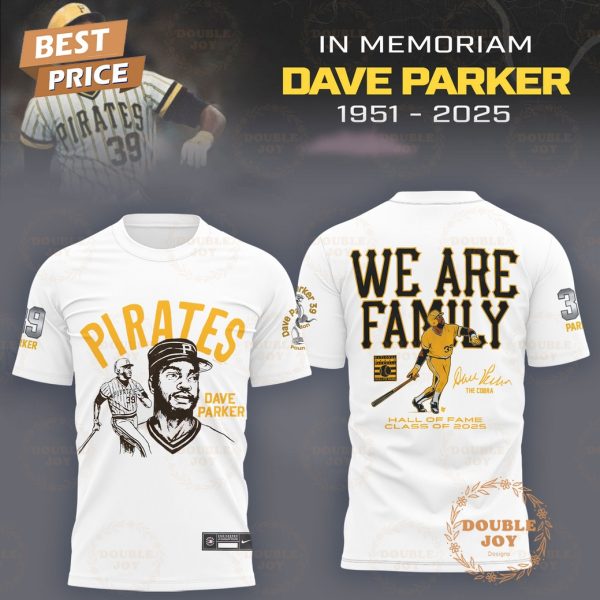 In Memoriam Dave Parker x Pittsburgh Pirates 1951-2025, We Are Family Hoodie – White