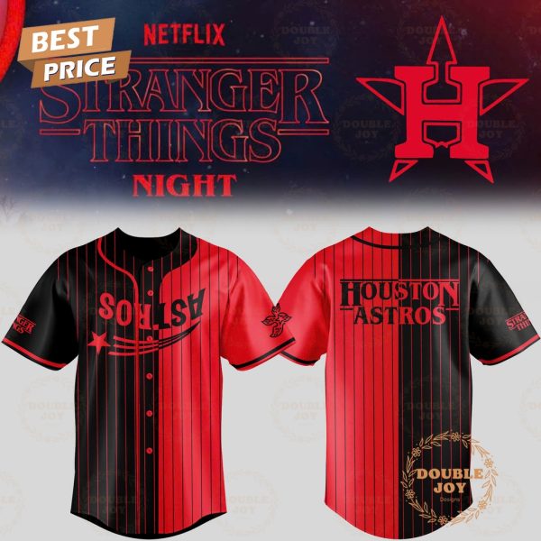 Houston Astros Stranger Things Night 2025 Special Edition Baseball Jersey