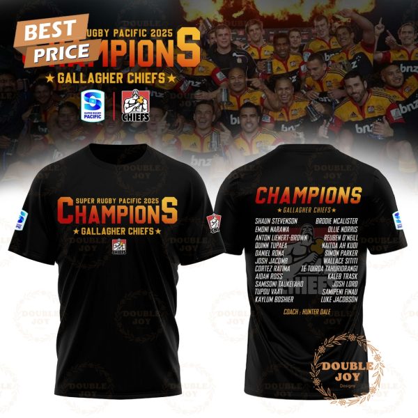 Super Rugby Pacific 2025 Champions Gallagher Chiefs Limited Edition T-Shirt, Hoodie