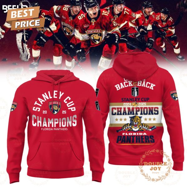Cats Win Back 2 Back Stanley Cup Champions 2024-2025 Florida Panthers Special Edition T-Shirt, Hoodie