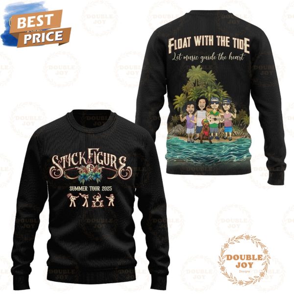 Stick Figure x Summer Tour 2025 Float With The Tide Let Music Guide The Heart T-Shirt, Hoodie