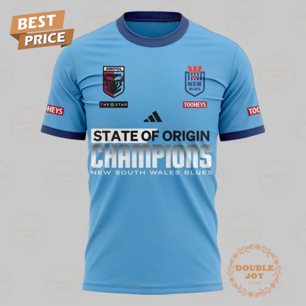 Back To Black New South Wales Blues 2024-2025 State Of Origin Champions Hoodie