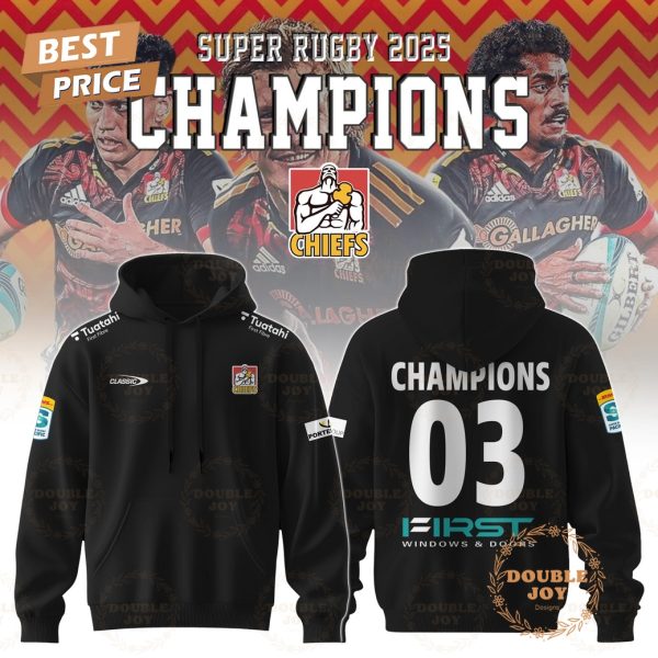 Chiefs Super Rugby 2025 Champions “03” Limited Edition T-Shirt, Hoodie