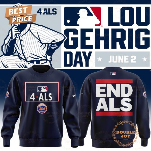 New York Mets Lou Gehrig Day 2025 Limited Edition Hoodie