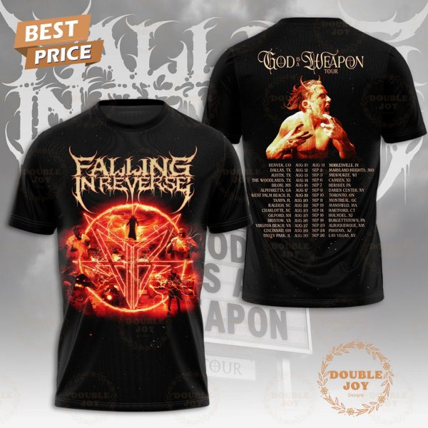 Falling In Reverse God Is A Weapon Tour Limited Edition T-Shirt, Hoodie