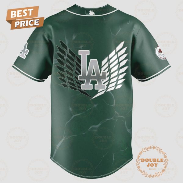 Los Angeles Dodgers Attack On Titan 2025 Limited Edition Baseball Jersey