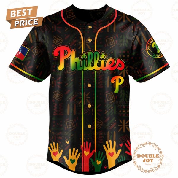 Philadelphia Phillies Happy Juneteenth They Not Like Us Limited Edition Baseball Jersey