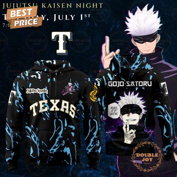 Texas Rangers x Jujutsu Kaisen Night New Limited Edition Hoodie