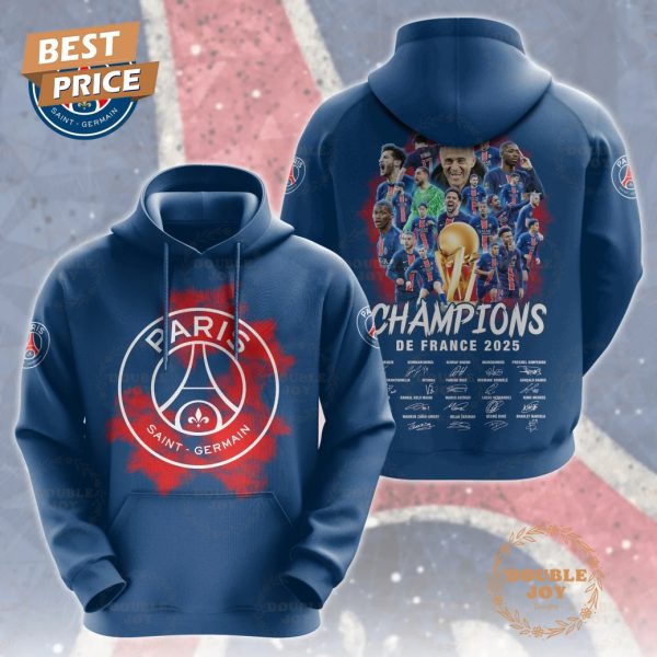Paris Saint-Germain FC Champions De France 2025 Special Edition T-Shirt, Hoodie