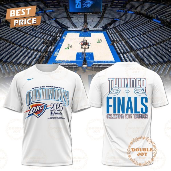 Western Conference Champions 2025 Finals Oklahoma City Thunder Hoodie