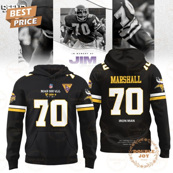 Jim Marshall Minnesota Vikings 1937-2025 Iron Man Limited Edition T-Shirt, Hoodie