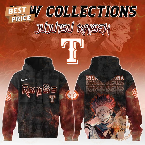 Texas Rangers 2025 Jujutsu Kaisen Ryomen Sukuna Special Edition T-Shirt, Hoodie