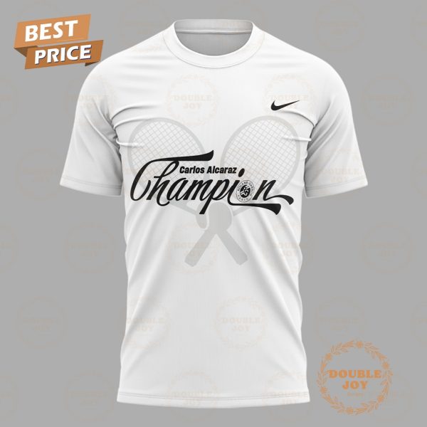 Carlos Alcaraz Roland Garros Champions 2024-2025 Back To Back Limited Edition T-Shirt, Hoodie