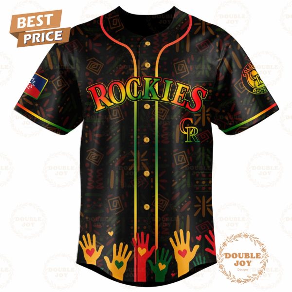 Colorado Rockies Happy Juneteenth They Not Like Us Limited Edition Baseball Jersey