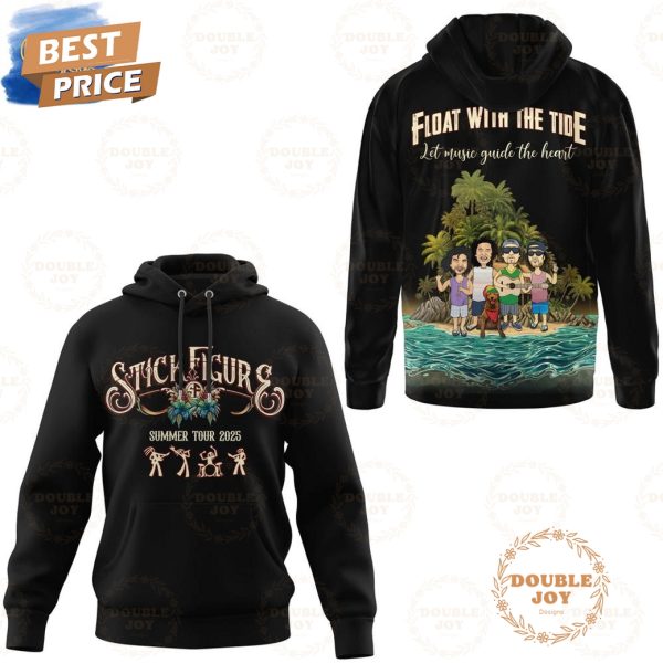 Stick Figure x Summer Tour 2025 Float With The Tide Let Music Guide The Heart T-Shirt, Hoodie