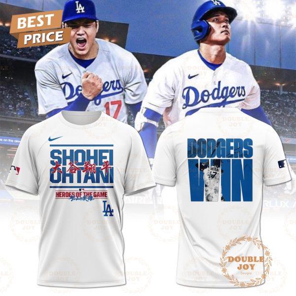 Shohei Ohtani x Los Angeles Dodgers Win Heroes Of The Game Limited Edition Hoodie