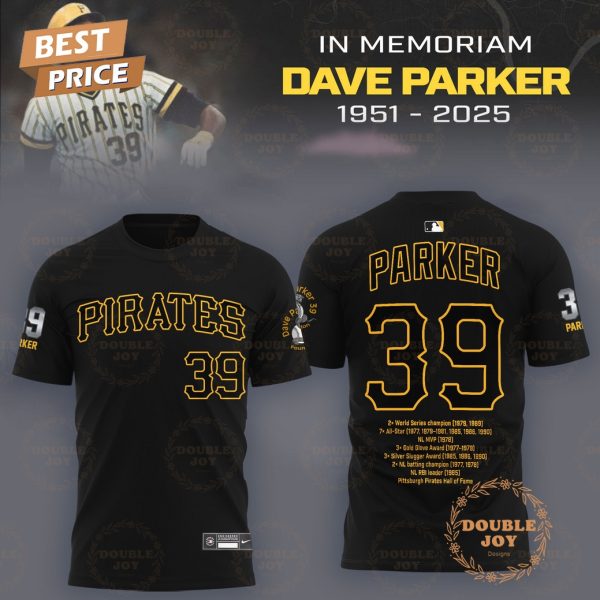 Pittsburgh Pirates In Memoriam Dave Parker 1951-2025 Limited Edition Hoodie
