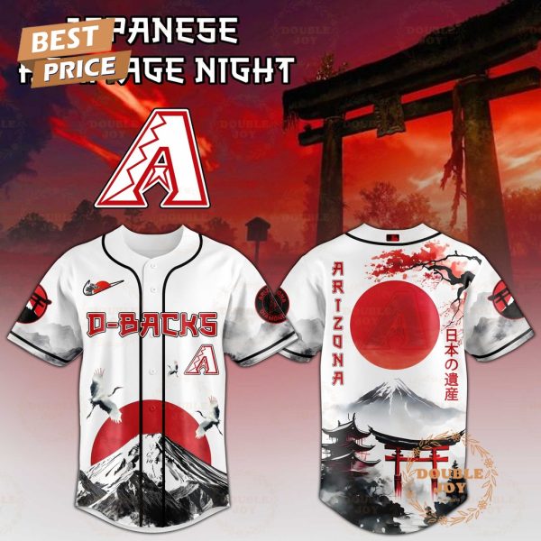 Arizona Diamondbacks Japanese Heritage Night 2025 Limited Edition Baseball Jersey