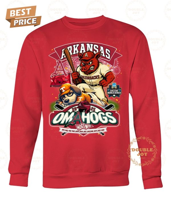 Arkansas Razorbacks 2025 Omahogs Win Limited Edition T-Shirt