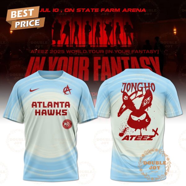 Atlanta Hawks x Ateez 2025 World Tour In Your Fantasy “Choi Jong-Ho” Limited Edition T-Shirt, Hoodie