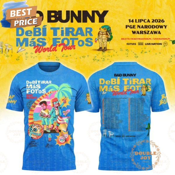 Bad Bunny DeBI TiRAR MaS FOToS World Tour Limited Edition T-Shirt, Hoodie