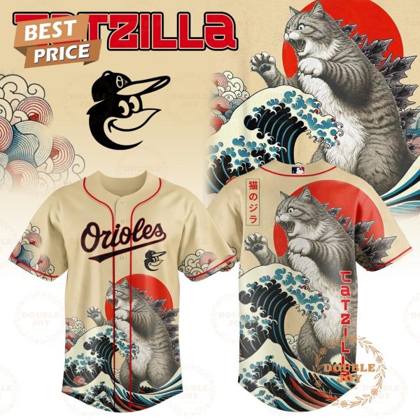 Baltimore Orioles Catzilla 2025 Japan Limited Edition Baseball Jersey