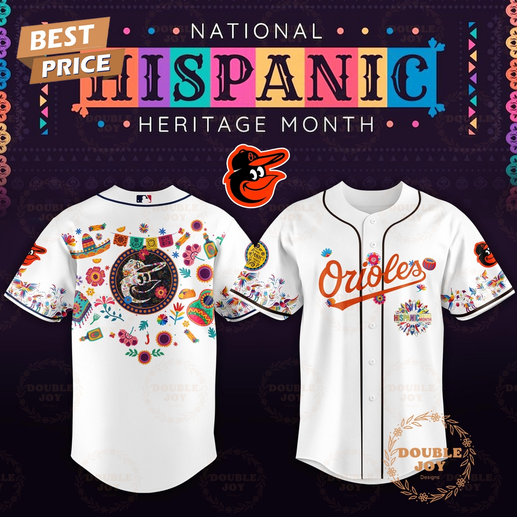 Baltimore Orioles x National Hispanic Heritage Month 2025 Limited Edition Baseball Jersey Baltimore Orioles x National Hispanic Heritage Month 2025 Limited Edition Baseball Jersey