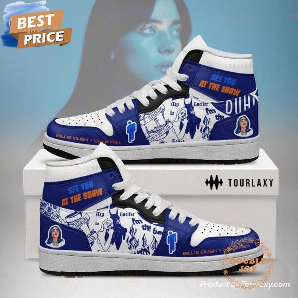 Billie Eilish See You At The Show Air Jordan 1 High Top Shoes