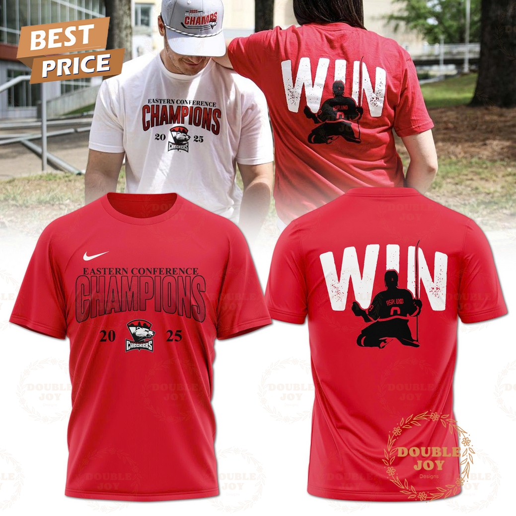 Charlotte Checkers Eastern Conference Champions 2025 Limited Edition T-Shirt, Hoodie Charlotte Checkers Eastern Conference Champions 2025 Limited Edition T-Shirt, Hoodie