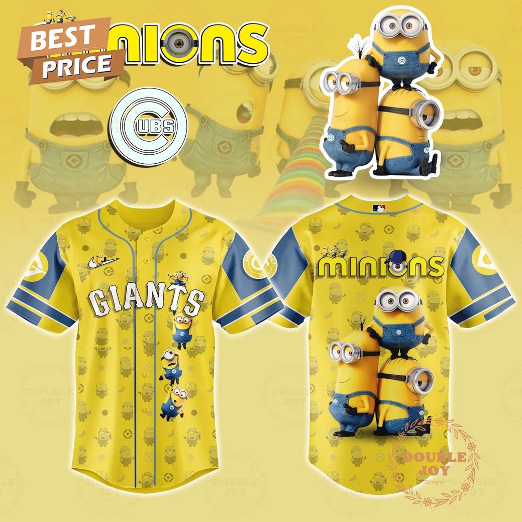 Chicago Cubs Minions 2025 Limited Edition Baseball Jersey Chicago Cubs Minions 2025 Limited Edition Baseball Jersey