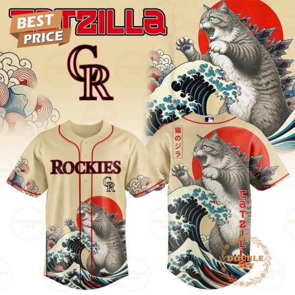 Colorado Rockies Catzilla 2025 Japan Limited Edition Baseball Jersey