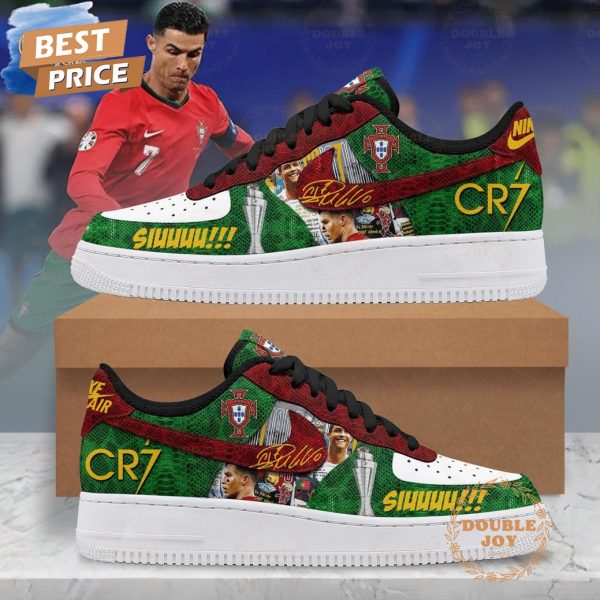 Cristiano Ronaldo x Portugal Cr7 Siuuuu!!! Limited Edition Air Force 1 Sneakers